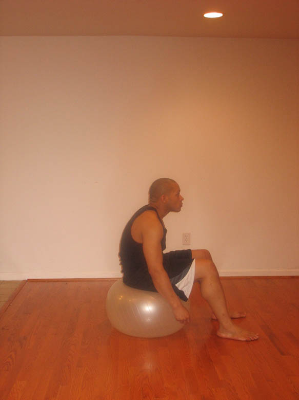 STABILITY BALL STRETCHES. Familiarize yourself with the following stretches 